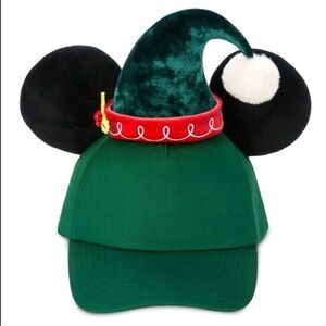 NWT Disney Parks Mickey Ears Elf Hat